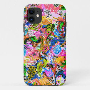 Etui iPhone Case-Mate Fleurs de cachemire abstraites et colorées