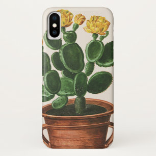 Coque iPhone X Fleurs de cactus vintages, Cactus Succulents Plant