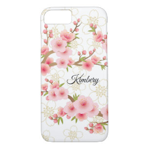 Coque iPhone 7 Fleurs de cerisier élégantes