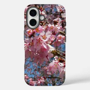 Coque Pour iPhone 16 Fleurs de cerisier et fleurs de printemps roses d'