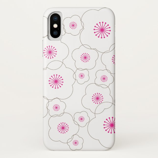 Coques Case-Mate iPhone Fleurs de cerisiers blancs tout simplement chic (Dos)