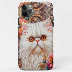Case-Mate iPhone Case Fleurs de chaton persan, Plaisir Floral Chat persa