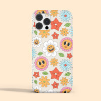 Fleurs de dessin rétro Whimsical Happy Fun