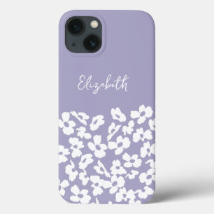 Case-Mate iPhone Case Fleurs de Dogwood Retro Blanc Nom personnalisé