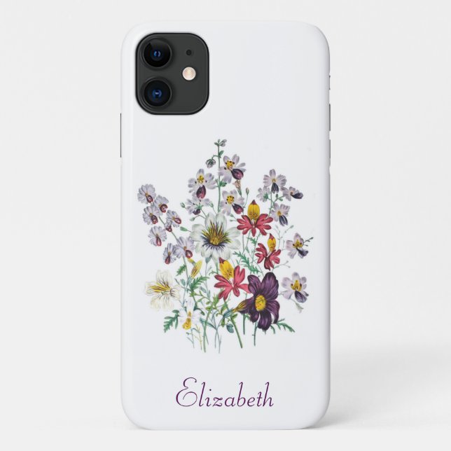 Coques Case-Mate iPhone Fleurs de fringes personnalisées/Fleurs de trompet (Dos)