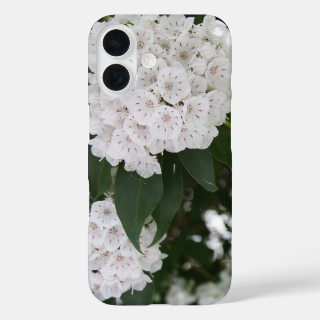 Coques Case-Mate iPhone Fleurs de laurier blanc (Verso)