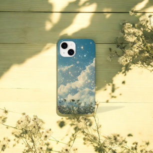 Coque Pour iPhone 14 Fleurs de marguerite nuageuse esthétique Dream Flo