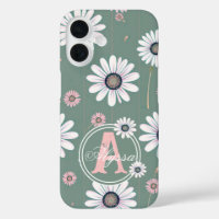 Fleurs de marguerite rose : modèle floral minimali