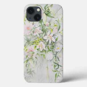 iPhone 13 Coque Fleurs de mariage pour Louisa et Robert