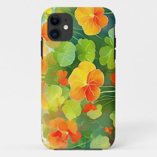 Case-Mate iPhone Case Fleurs de Nasturtium vibrantes