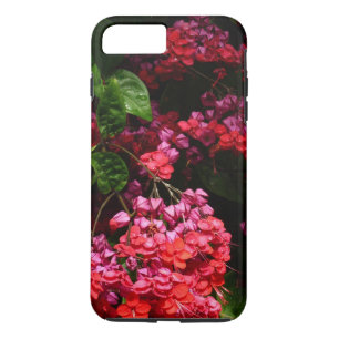 Coque Case-Mate Pour iPhone Fleurs de pagode colorées rouge et rose