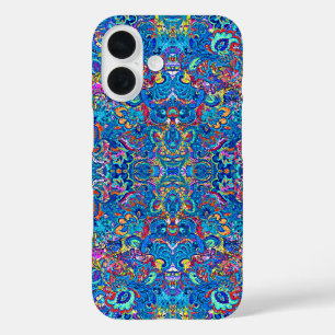 Coque Pour iPhone 16 Fleurs de peinture abstraites jolies et colorées