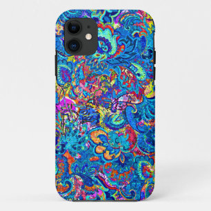 Coques Pour iPhone Fleurs de peinture abstraites jolies et colorées