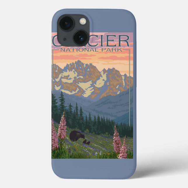 Coques Case-Mate iPhone Fleurs de printemps - Parc national des Glaciers,  (Verso)