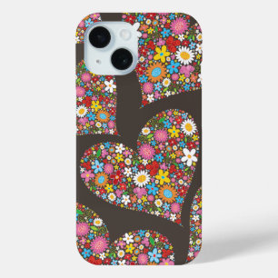 Coque Pour iPhone 15 Fleurs de Printemps Whimsical Valentine mignonne c
