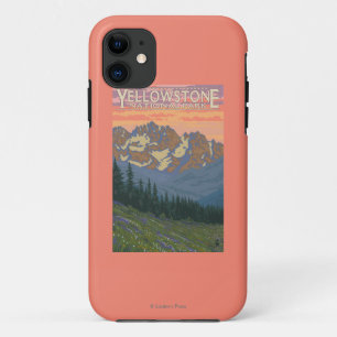 Coque Case-Mate Pour iPhone Fleurs de ressort - parc national de Yellowstone