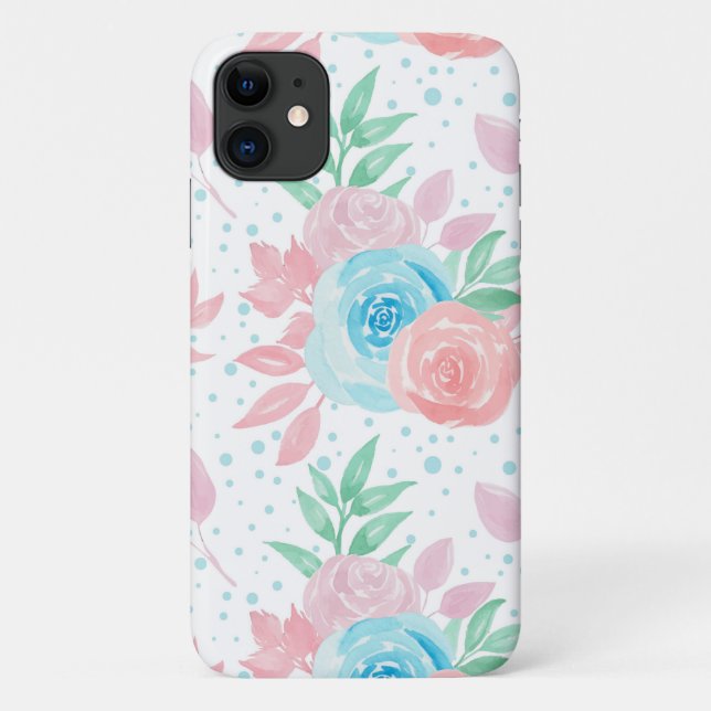Coques Case-Mate iPhone Fleurs De Ressort Rose Cute (Dos)