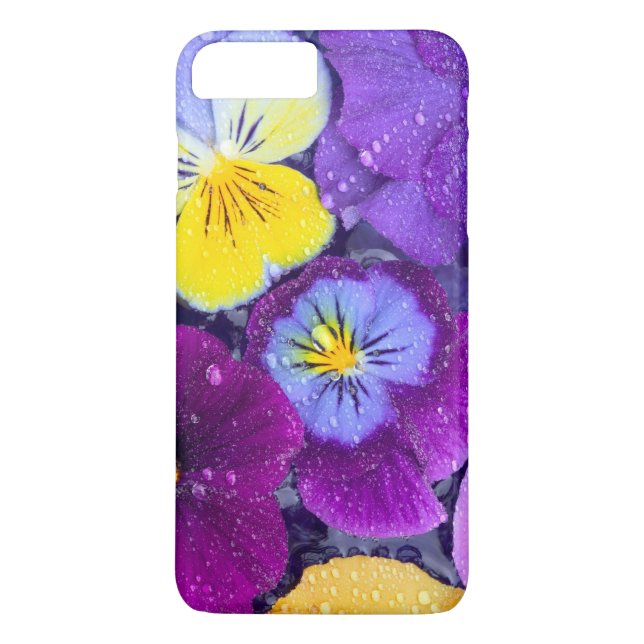 Coques Case-Mate iPhone Fleurs de sansonnet flottant dans un bain d'oiseau (Dos)