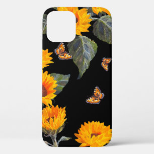 Case-Mate iPhone Case Fleurs de soleil à motifs floraux sans couture sur