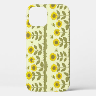 Case-Mate iPhone Case Fleurs de soleil, abeilles, motif mignon sans soud