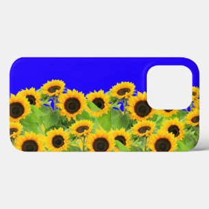 Case-Mate iPhone Case Fleurs de soleil - drapeau ukrainien Paix Liberté 