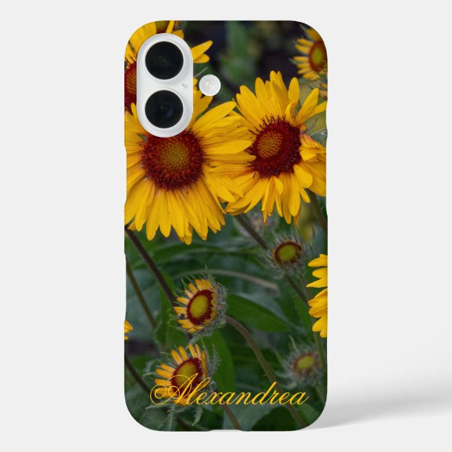 Coques Case-Mate iPhone Fleurs de soleil orange - Bright Summer Photograph (Verso)