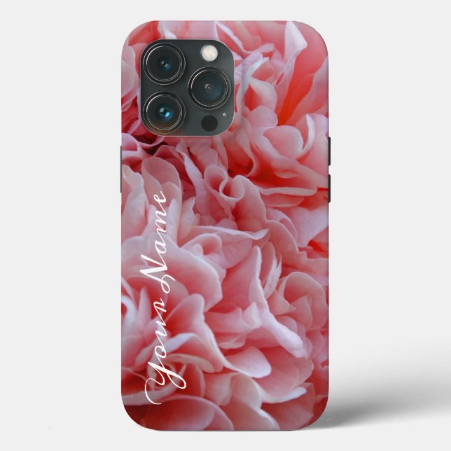 Coques Case-Mate iPhone Fleurs de velours rose Mallow (Verso)