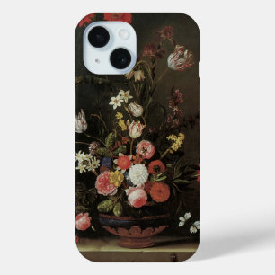 Coque Pour iPhone 15 Fleurs de vie vintages florales baroques en Vase
