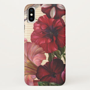 Coques Pour iPhone Fleurs de volubilis vintage dans le jardin