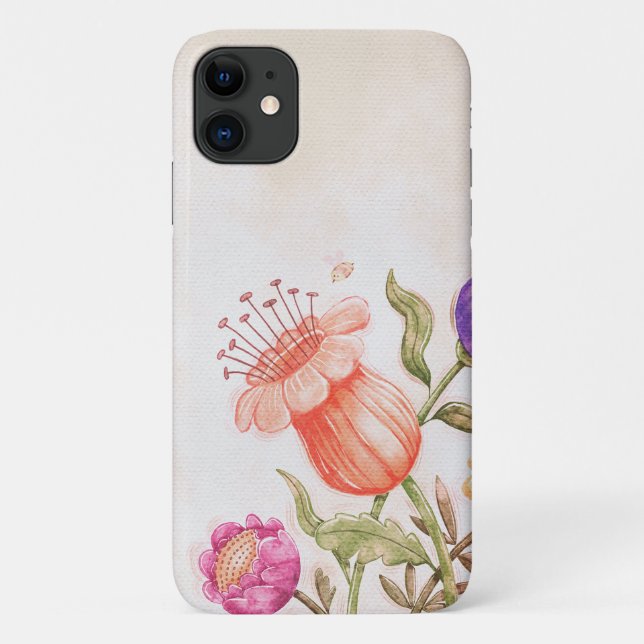 Coques Case-Mate iPhone Fleurs d'eau (Dos)