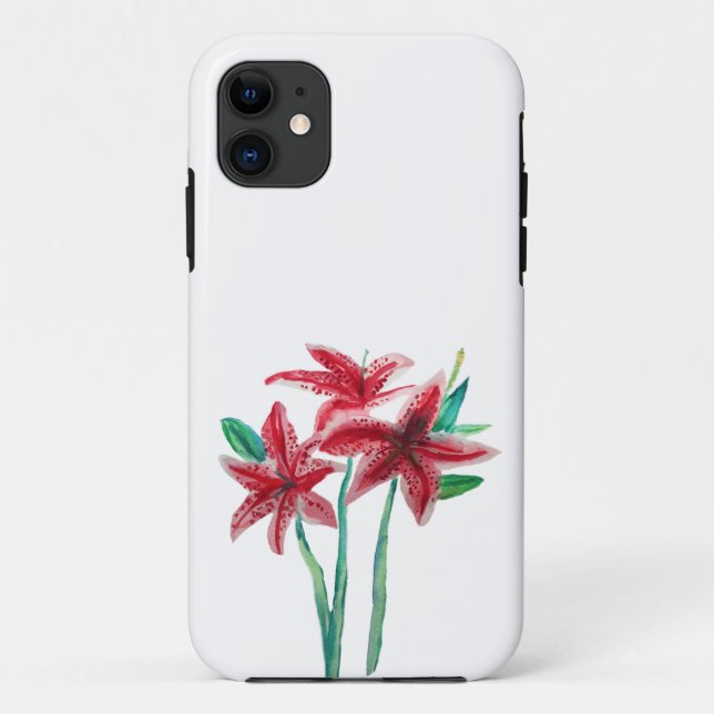 Coques Case-Mate iPhone Fleurs d'eau (Dos)