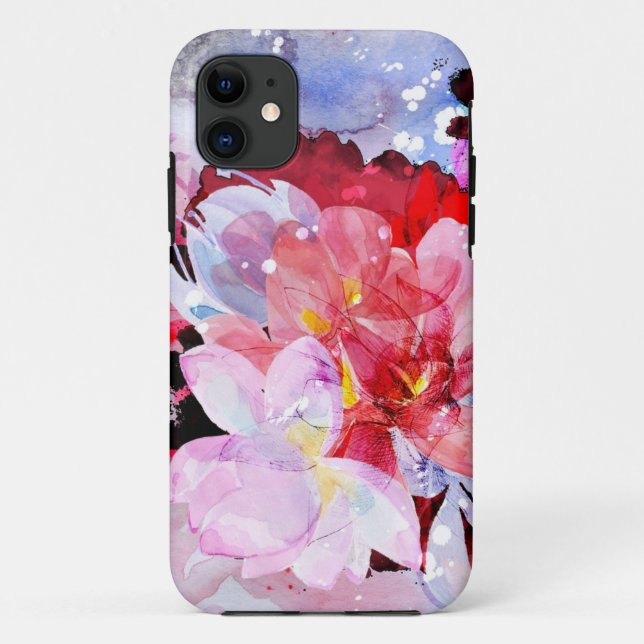 Coques Case-Mate iPhone  Fleurs d'eau (Dos)