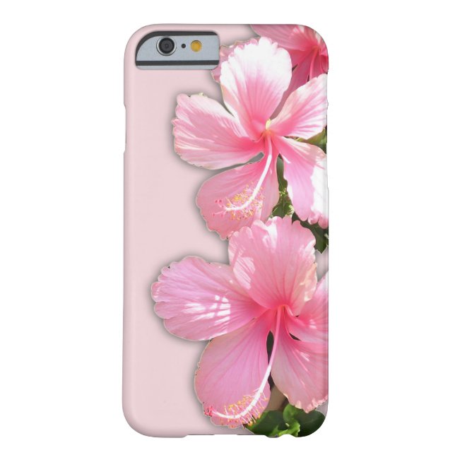 Coques Case-Mate iPhone Fleurs d'Hibiscus roses brillantes (Dos)