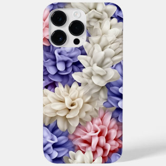 COQUE POUR POUR iPhone 14 PRO MAX FLEURS D'HYACYNTH DE REGARDE 3-D COULEUR PASTEL