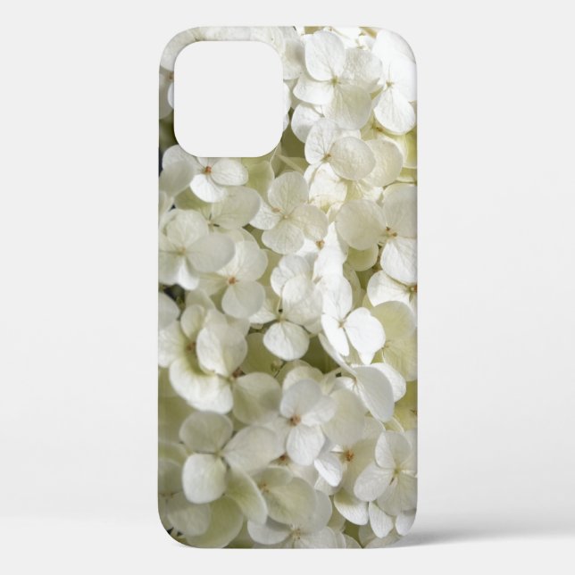 Coques Case-Mate iPhone Fleurs d'Hydrangée Blanche (Verso)