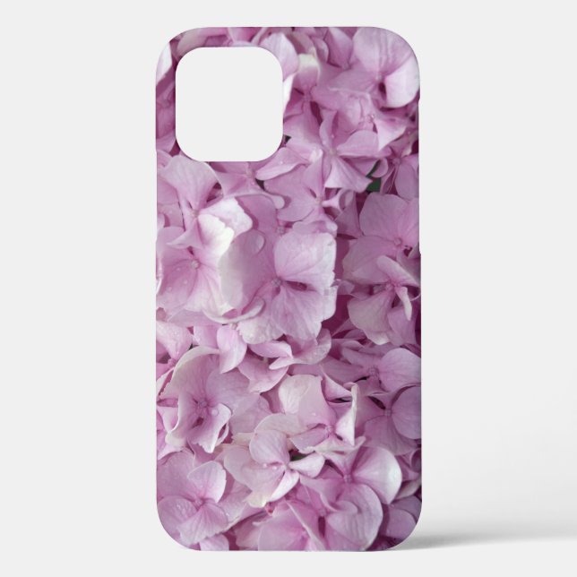 Coques Case-Mate iPhone Fleurs D'Hydrangée Rose (Verso)
