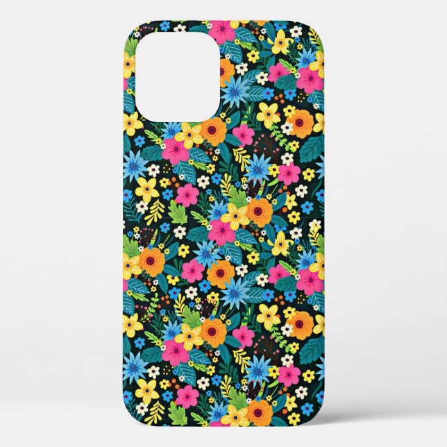 Coques Case-Mate iPhone Fleurs Ditsy Vibrantes Motif Floral-43785 (Verso)