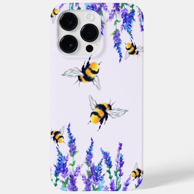 Coques Case-Mate iPhone Fleurs et abeilles Flying Spring (Verso)