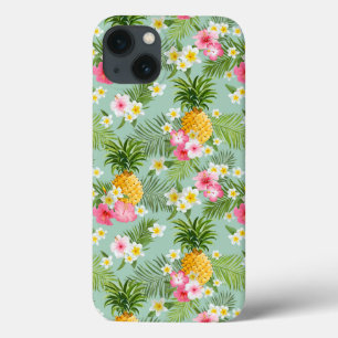 Case-Mate iPhone Case Fleurs et ananas tropicaux