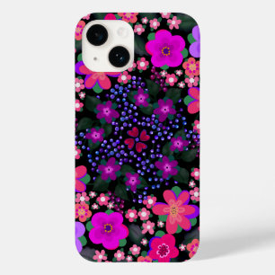 Coque Pour iPhone 14 Fleurs et baies Belle brillante