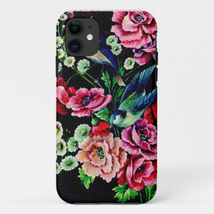 Coque Case-Mate Pour iPhone Fleurs et oiseaux victoriens