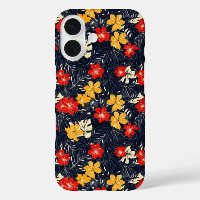 Coques Case-Mate iPhone Fleurs exotiques Motif Floral (Verso)