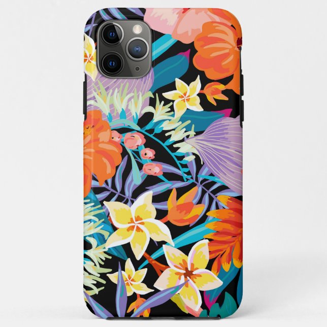 Coques Case-Mate iPhone Fleurs exotiques stupéfiantes (Dos)