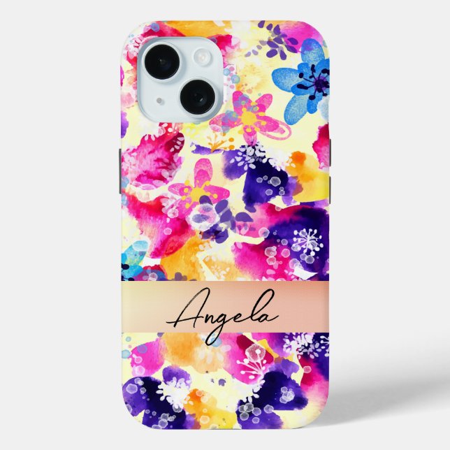 Coques Case-Mate iPhone Fleurs fleurs sauvages de chabby Meadow (Verso)