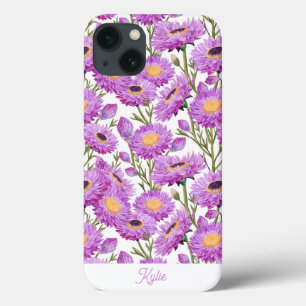 Case-Mate iPhone Case Fleurs florales de marguerites de papier mauve per
