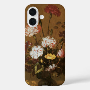 Coque Pour iPhone 16 Fleurs florales de vie morte en Vase, baroque Vint
