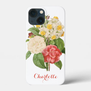 Etui iPhone Case-Mate Fleurs Florales Vintage Camélia Jonquille par Redo