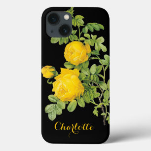 Etui iPhone Case-Mate Fleurs Florales Vintage, Roses Jaunes par Redoute