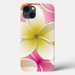 Etui iPhone Case-Mate Fleurs frangipani/Plumeria