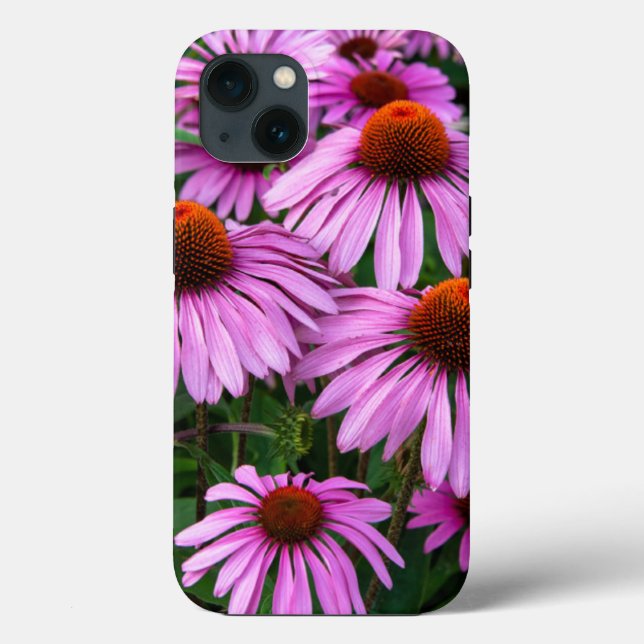 Coques Case-Mate iPhone Fleurs | Jardin aux fleurs roses (Verso)